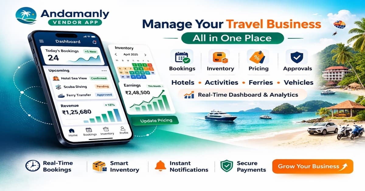 Building Andamanly Partner: A Flutter + Laravel Vendor App for the Andaman Travel Marketplace